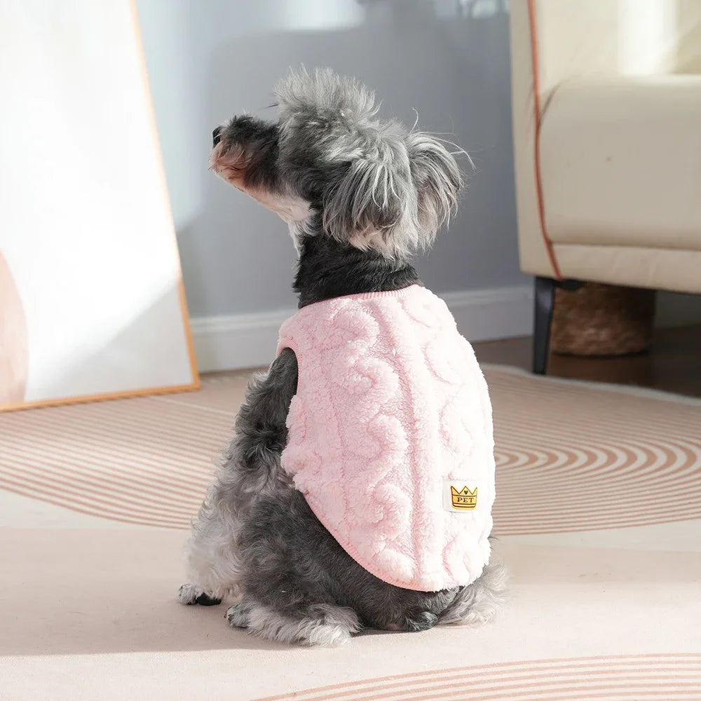 Fleece Pet Sweater Vest