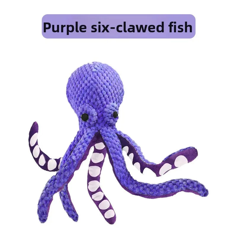 Plush Squeaky Dog Toy Set