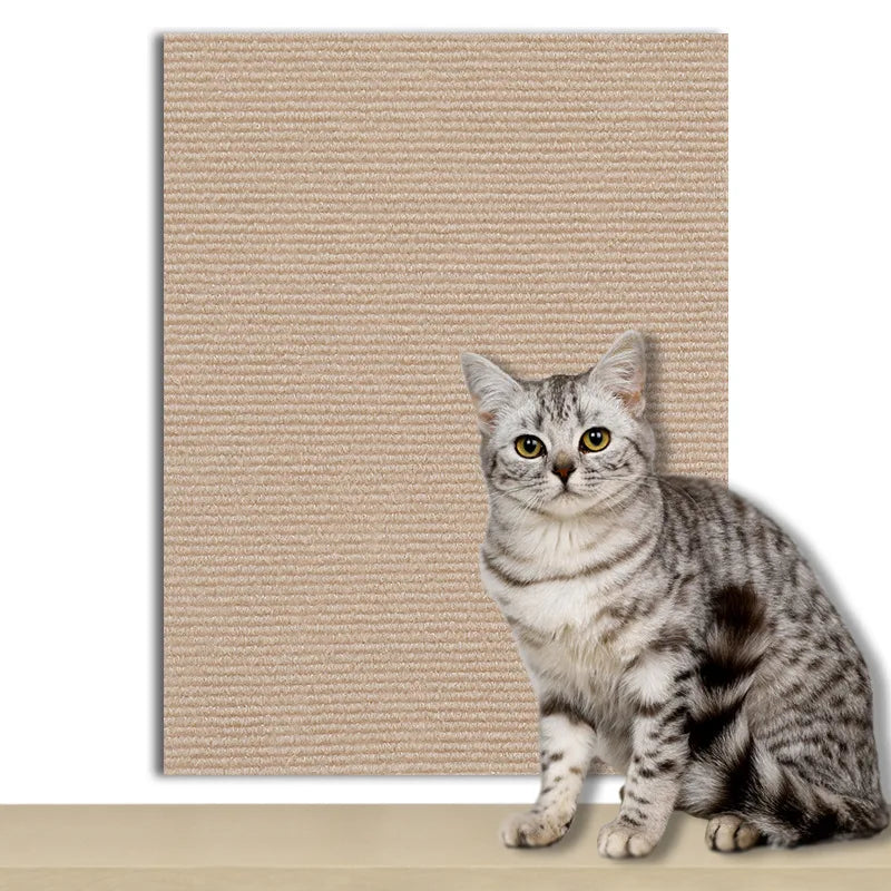 Self Adhesive Cat Scratch Protector Mat for Sofas, Furniture & Walls