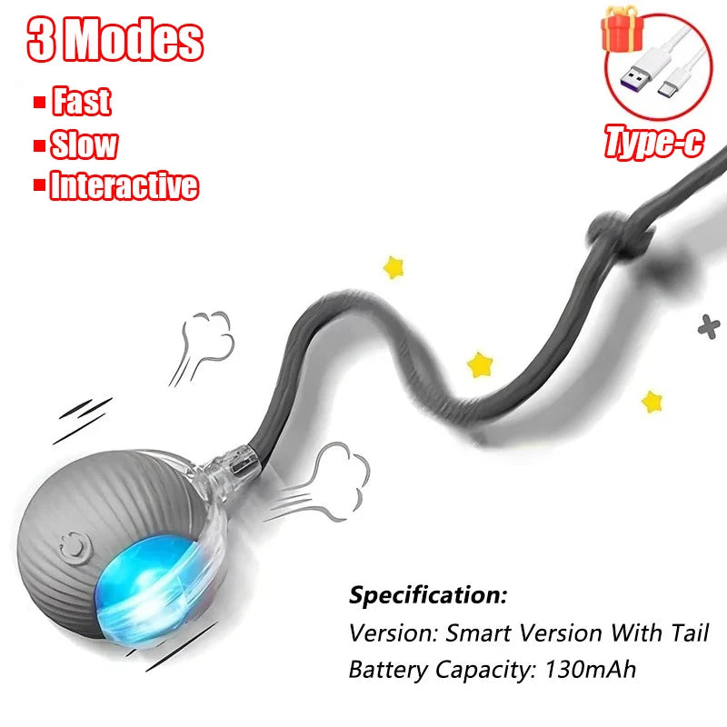 Automatic Interactive Cat Ball Toy | Rechargeable