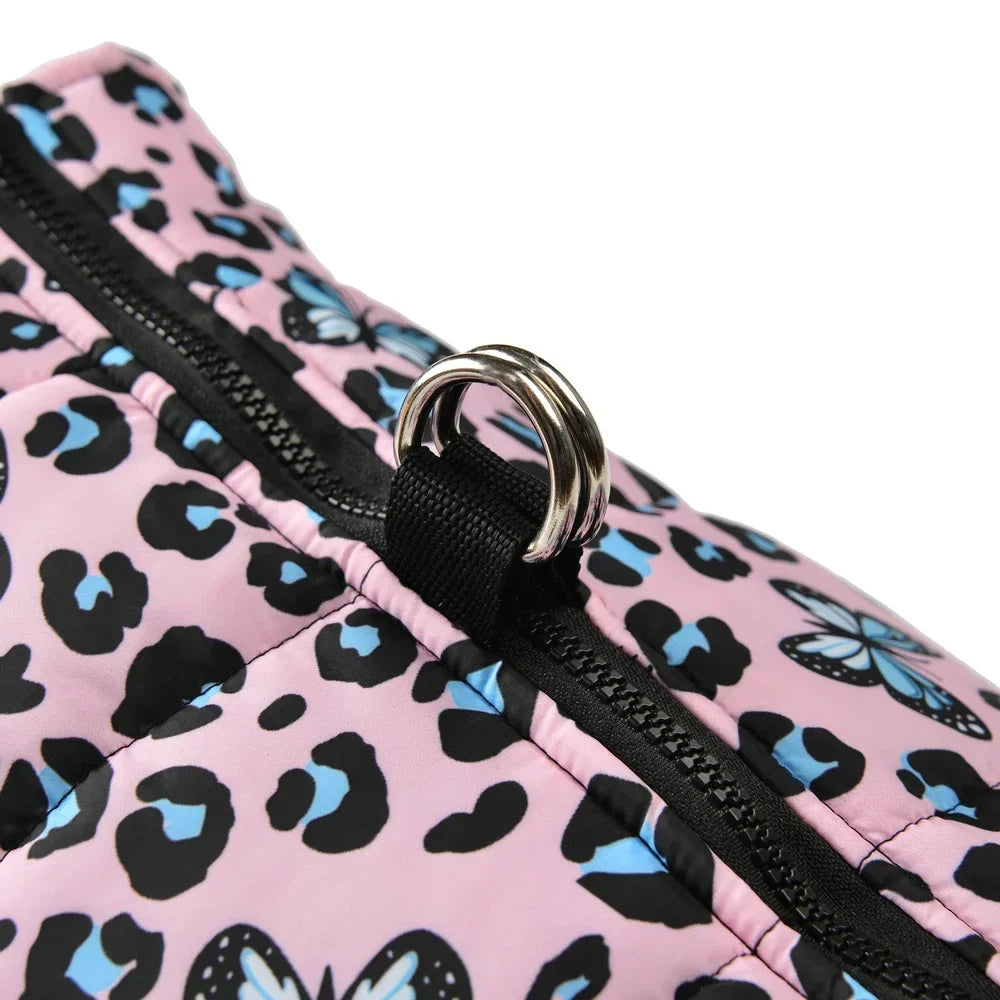 Leopard Print Dog Jacket