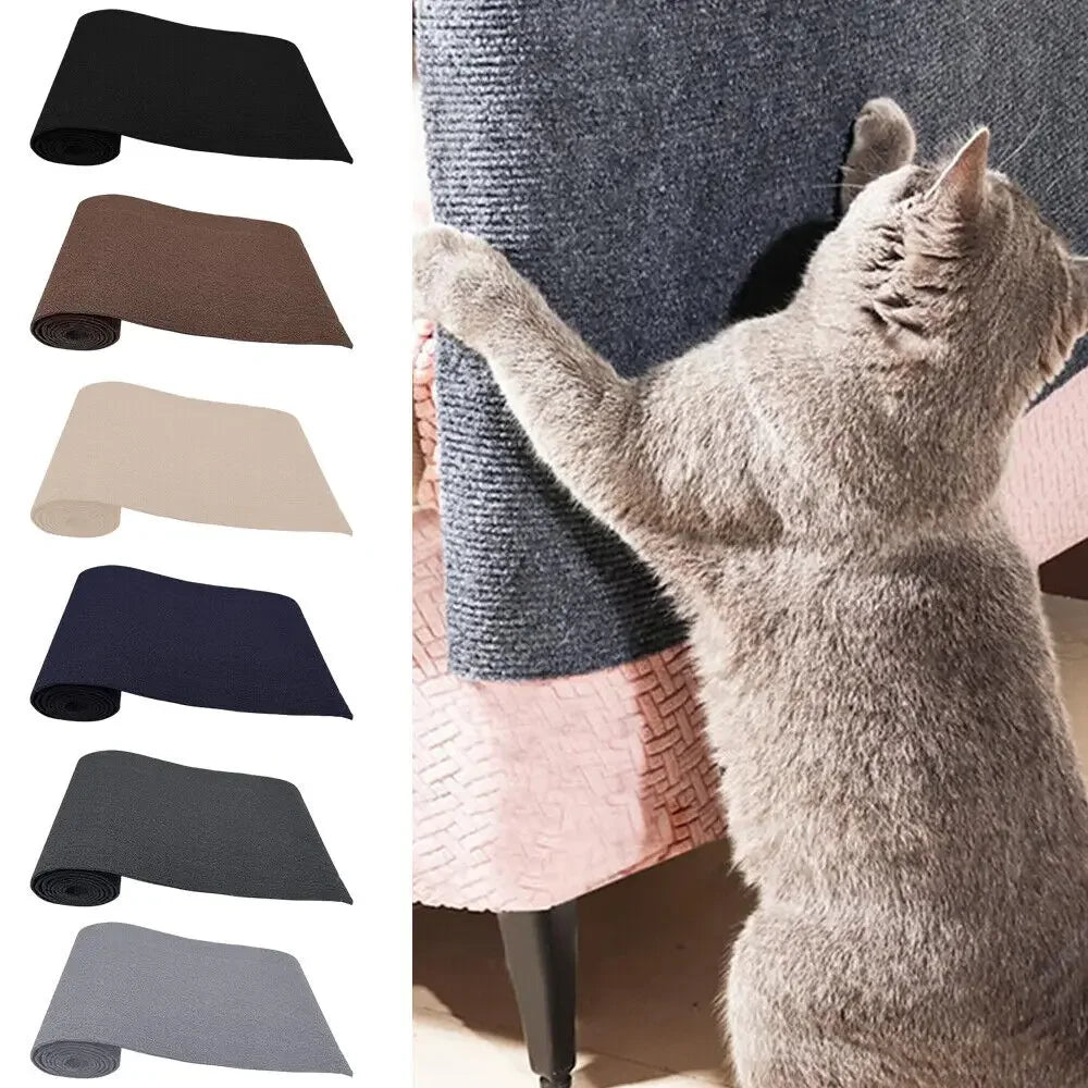 Self Adhesive Cat Scratching Mat Carpet Furniture Protector for Cat Trees