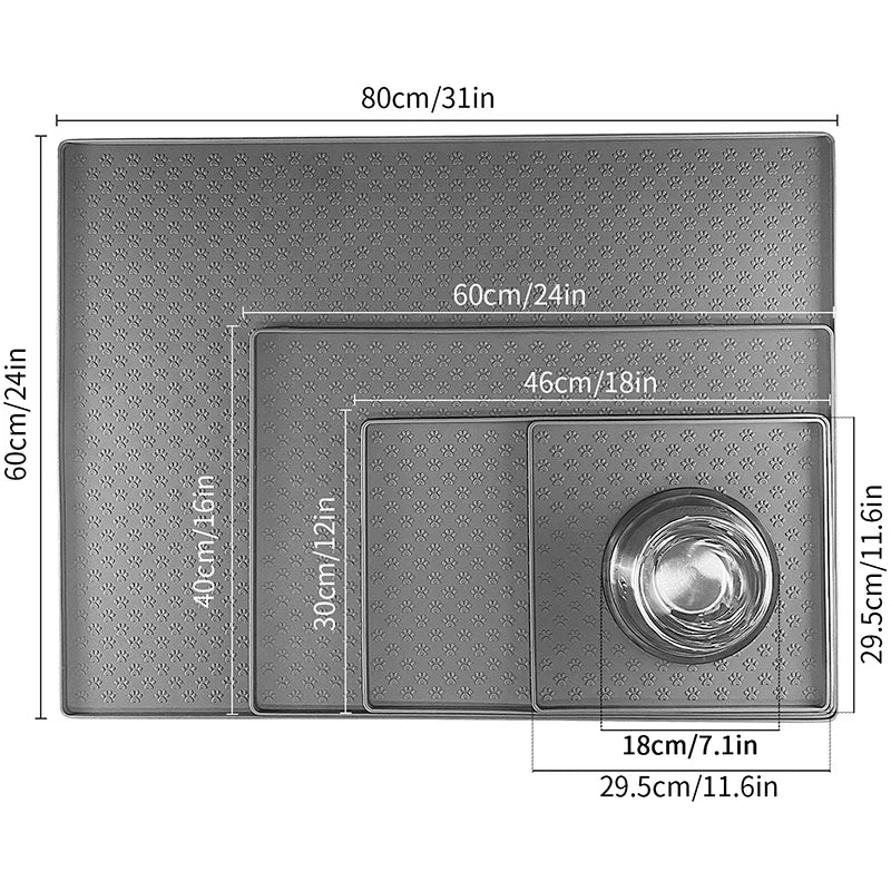 Silicone Pet Feeding Mat for Dogs & Cats