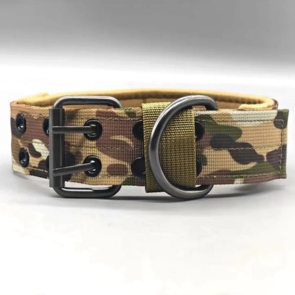 Pet Products Outdoor Tactical Dog Collar Breathability Nylon Collar