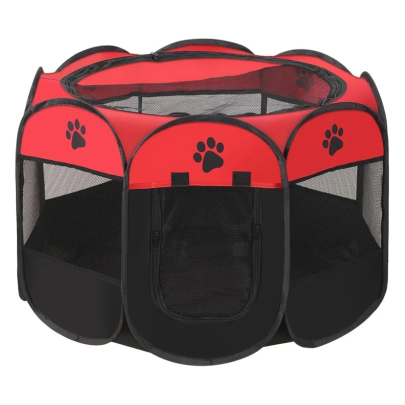 1 piece foldable pet play fence tent, suitable for cats, dogs