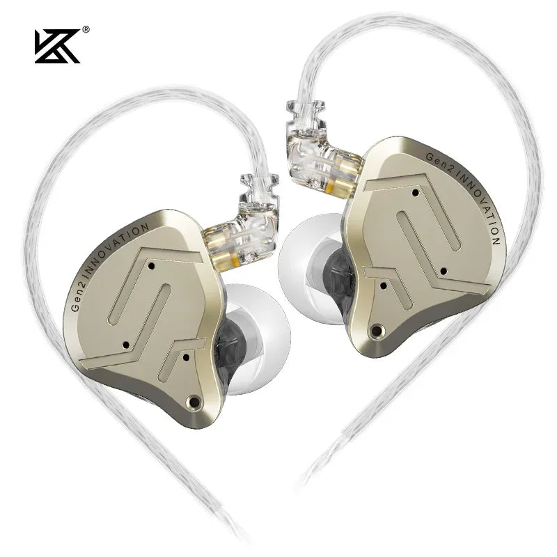 KZ ZSN Pro 2 Hybrid Drive 1BA 1DD in Ear Earphones HIFI Bass Headset Monitor Earbuds Sport Game Headphone EDXPROX ZS10PRO