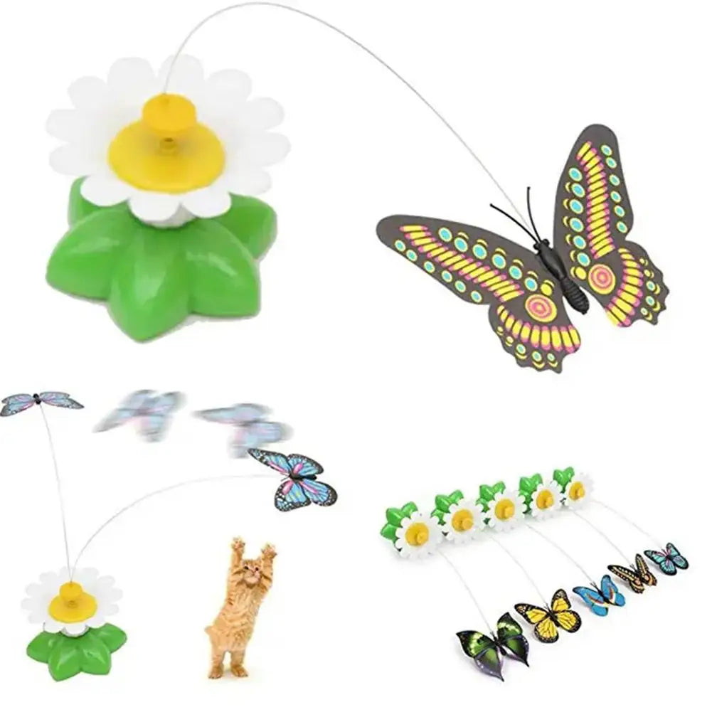 Automatic Rotating Butterfly Cat Toy
