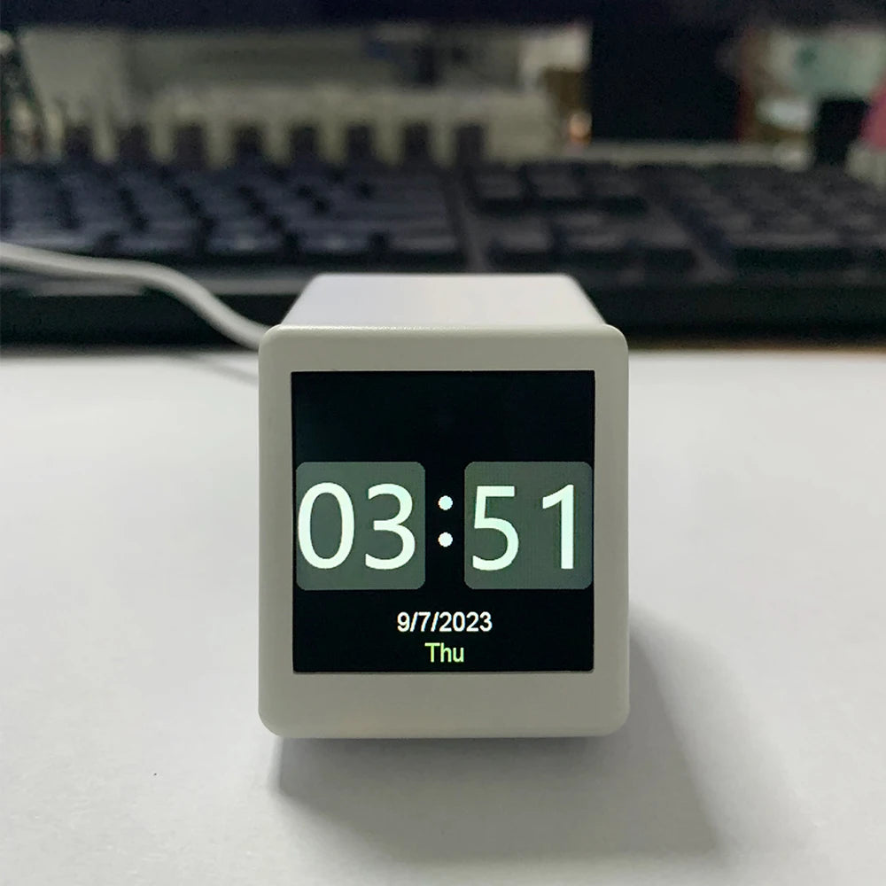 MINI Size Smart WIFI Weather Station Clock