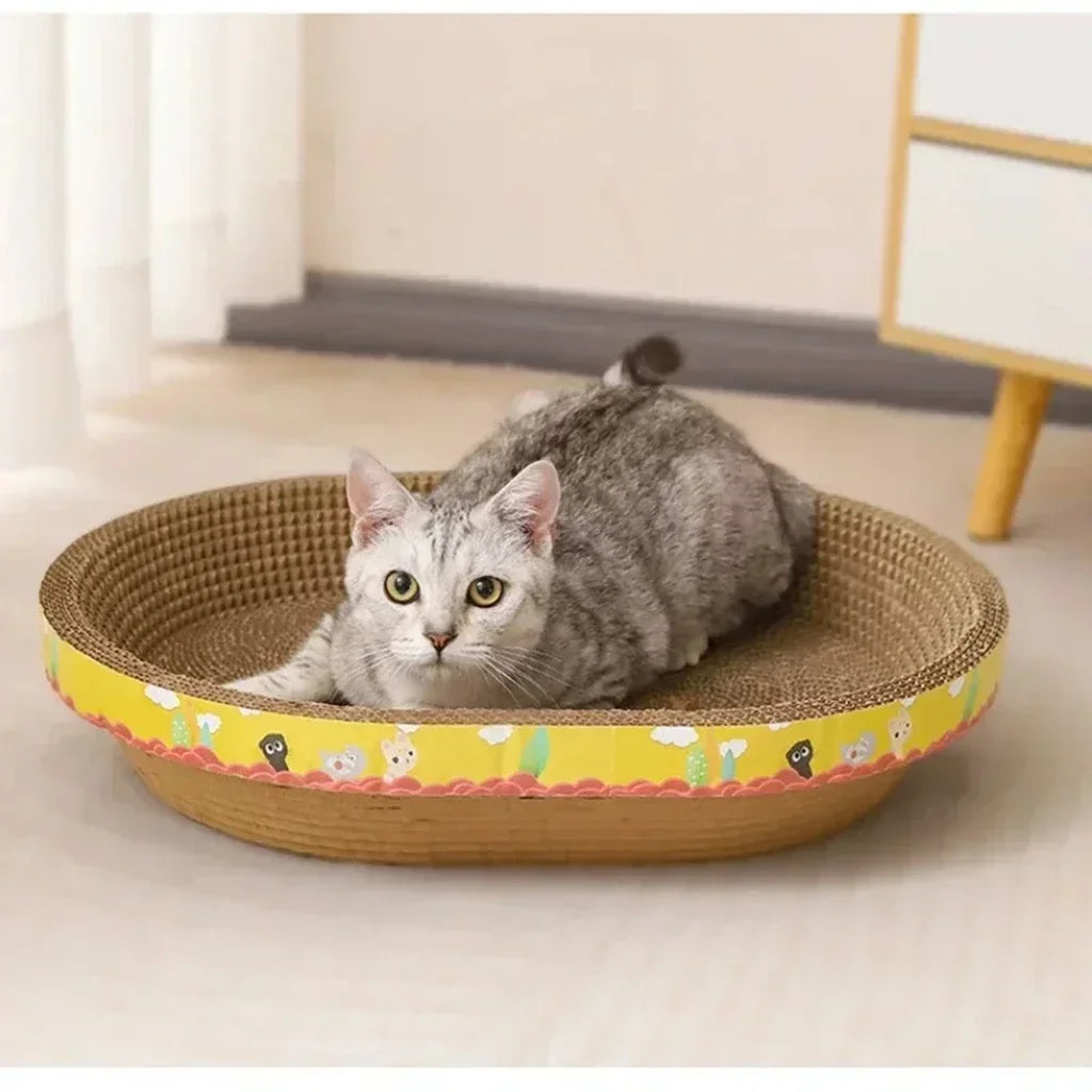 Multi-Purpose Cardboard Cat Scratcher
