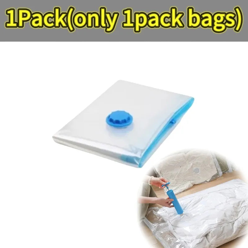 Space Saving Compression Bags for Clothes, Quilts & Bedding (1–10 Pack)