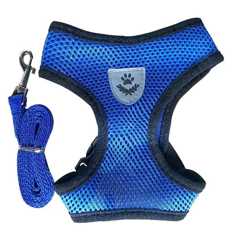 Escape-Proof Reflective Cat Harness & Leash Set