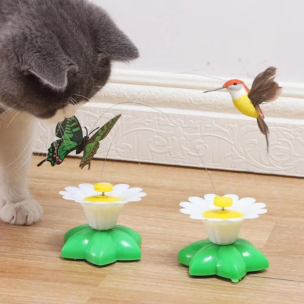 Automatic Rotating Butterfly Cat Toy