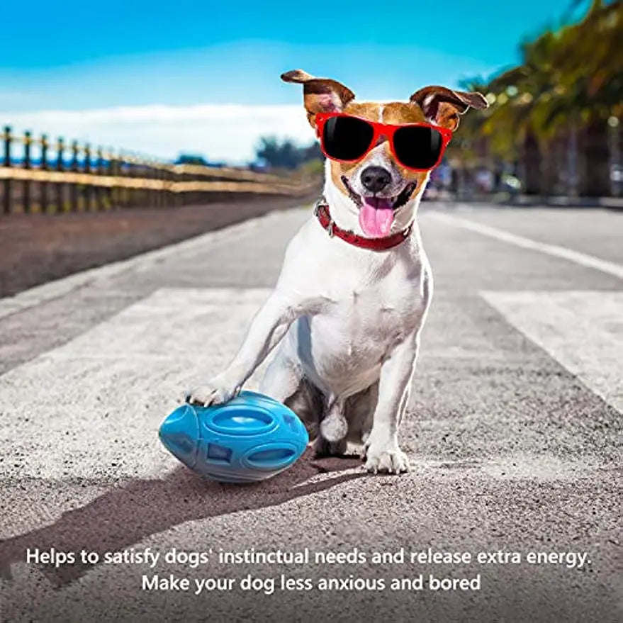 Durable Rubber Squeaky Dog Ball