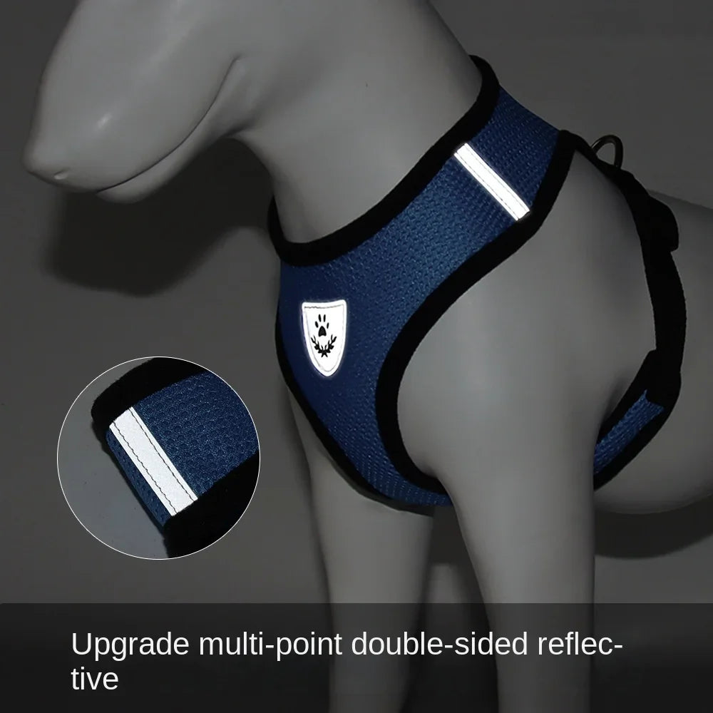 Reflective Soft Pet Harness