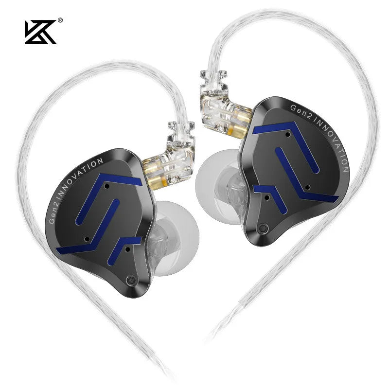 KZ ZSN Pro 2 Hybrid Drive 1BA 1DD in Ear Earphones HIFI Bass