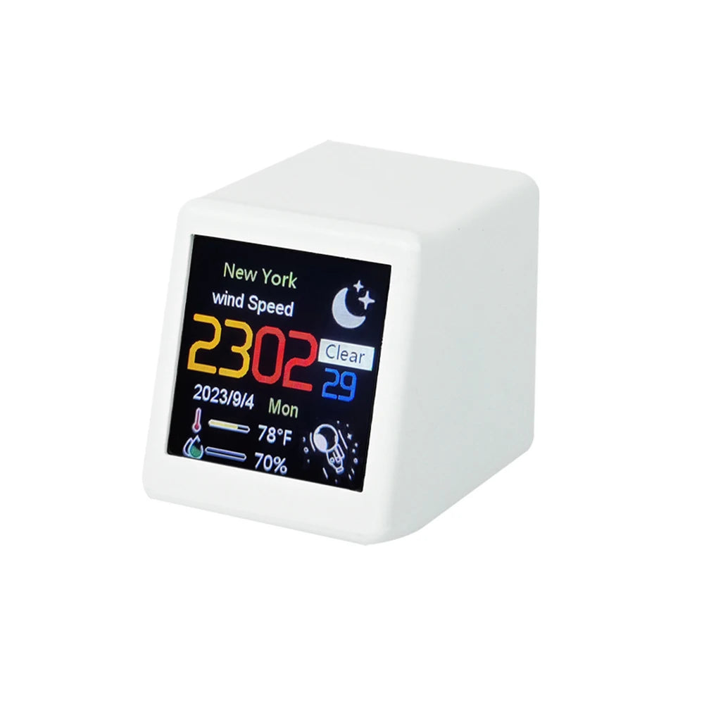 MINI Size Smart WIFI Weather Station Clock