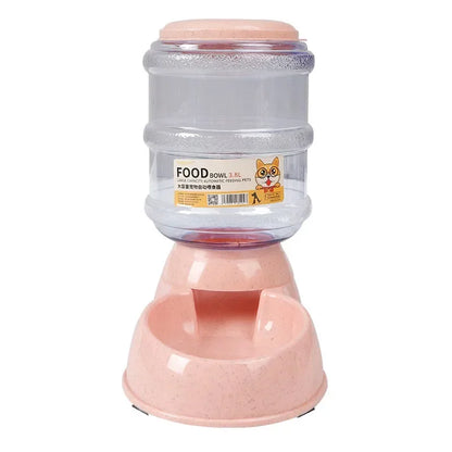 Dog Automatic Feeders Plastic Water Bottle Cat Bowl Feeding