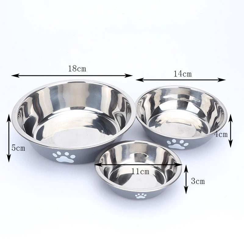 Non-Slip Stainless Steel Pet Bowl