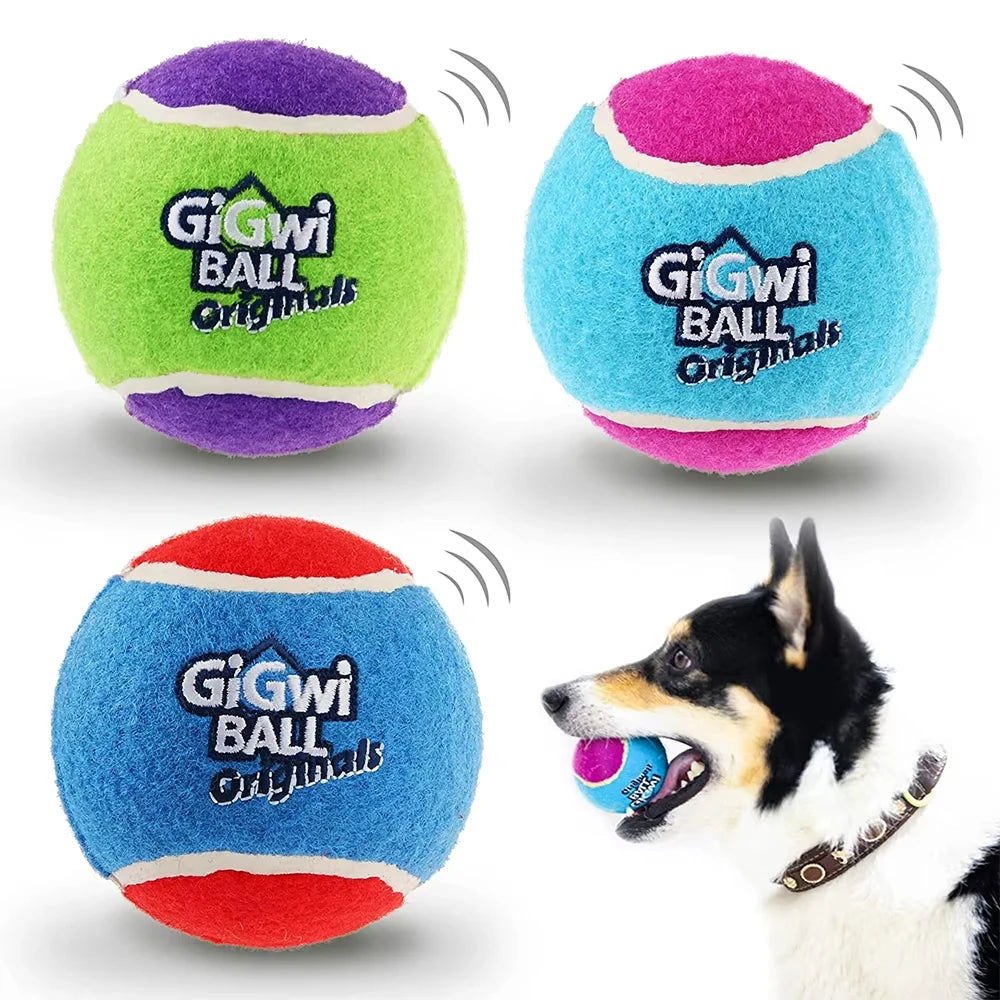 Rubber Squeaky Dog Ball