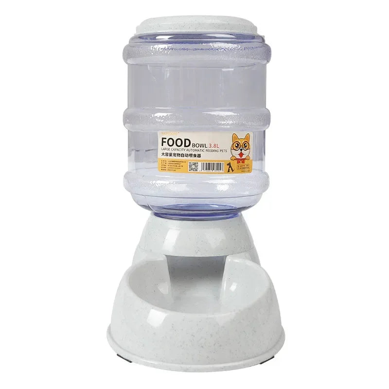 Dog Automatic Feeders Plastic Water Bottle Cat Bowl Feeding