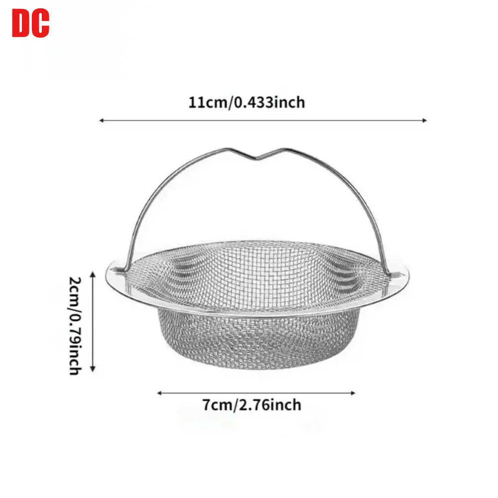 Stainless Steel Kitchen Sink Filter, Garbage Food Residue/Hair Catcher