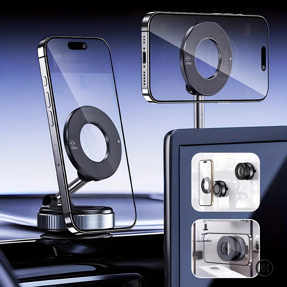 360° Adjustable Foldable Vacuum Suction Mount for Dashboard