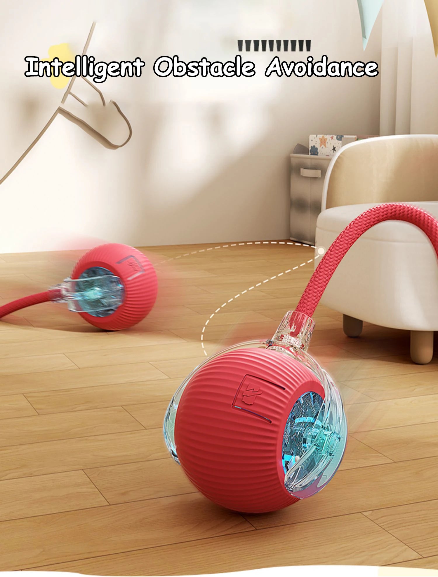Automatic Interactive Cat Ball Toy | Rechargeable