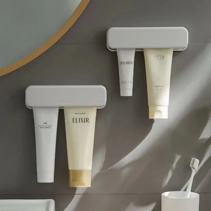 Wall Mounted Toothpaste Holder Bathroom Facial Cleanser Toothpaste