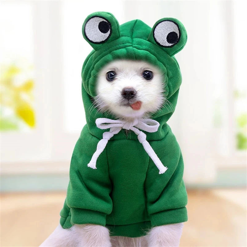 Polyester Dog Hoodie Sweater
