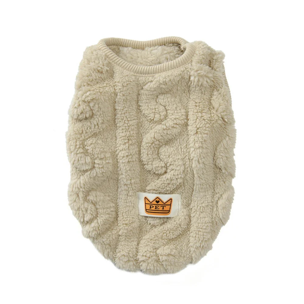 Fleece Pet Sweater Vest