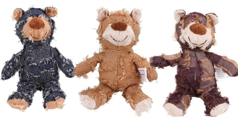 Plush Teddy Bear Dog Toy