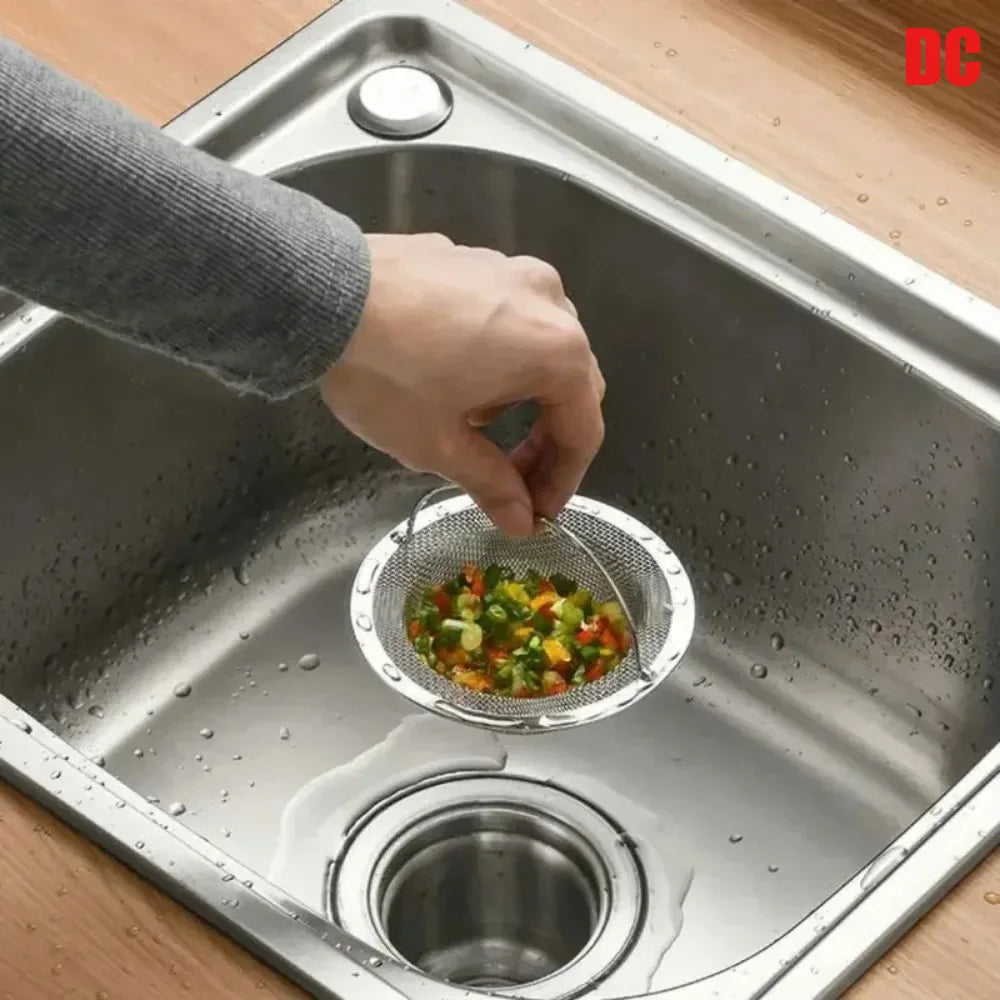 Stainless Steel Kitchen Sink Filter, Garbage Food Residue/Hair Catcher