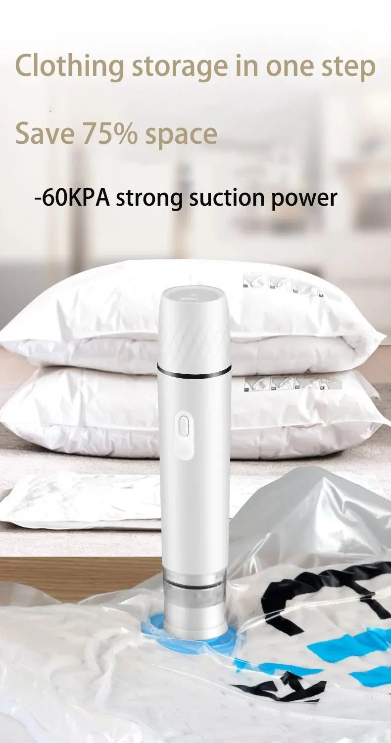 Mini Handheld Vacuum Sealer Machine Kitchen Vacuum Packer Machine Small Sealing Machine Portable USB Electric Food Vacuum Sealer