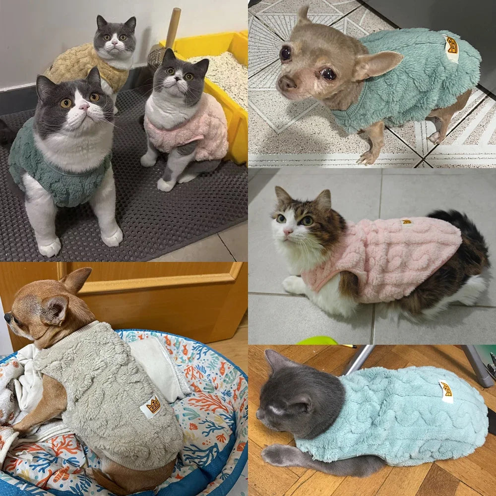 Fleece Pet Sweater Vest