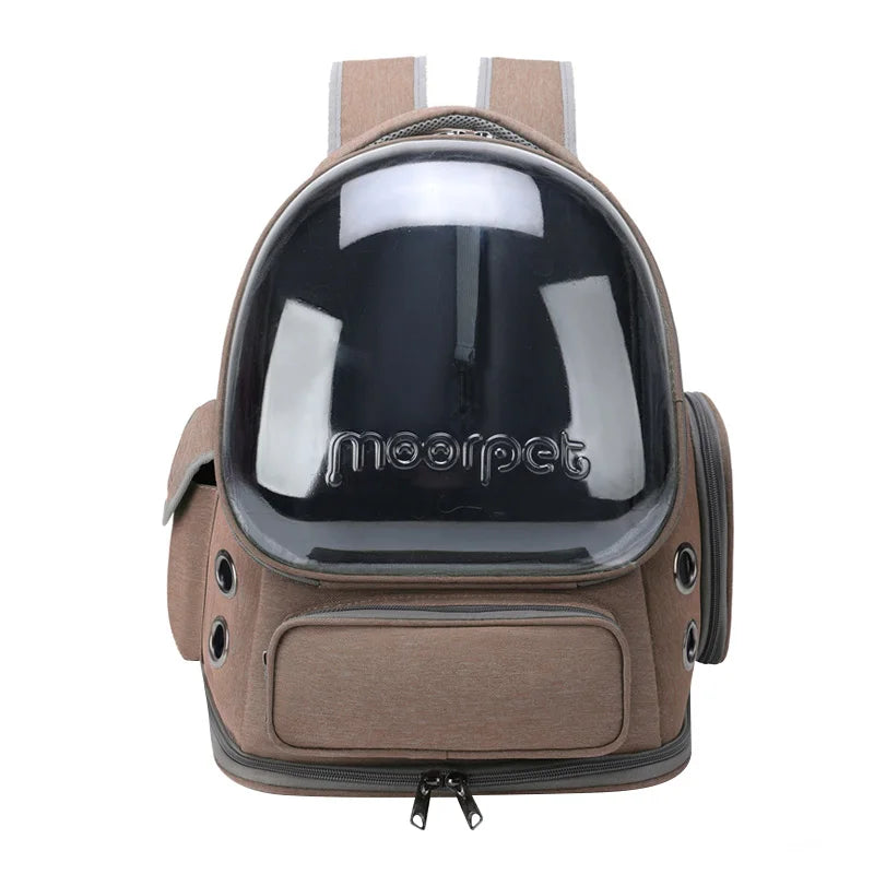 Breathable Pet Carrier Backpack Travel Bag for Cats and Small Dogs