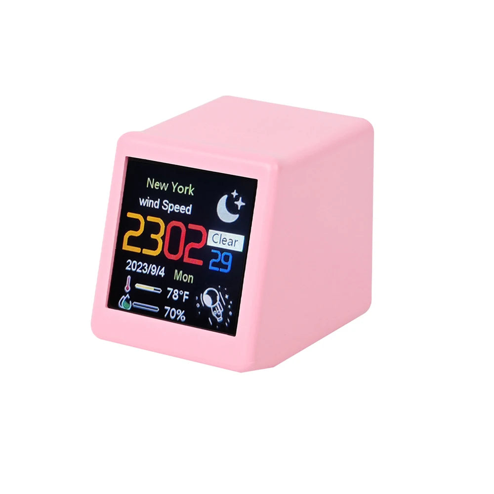 MINI Size Smart WIFI Weather Station Clock