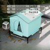 Waterproof Outdoor Cat House Warm Foldable Pet Shelter for Winter Cats