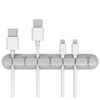 NNBILI Silicone USB Cable Organizer Cable Winder Desktop Tidy Management