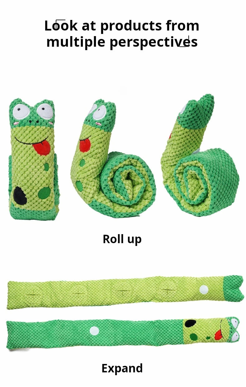 Frog Squeaky Dog Toy