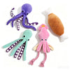 Plush Squeaky Dog Toy Set