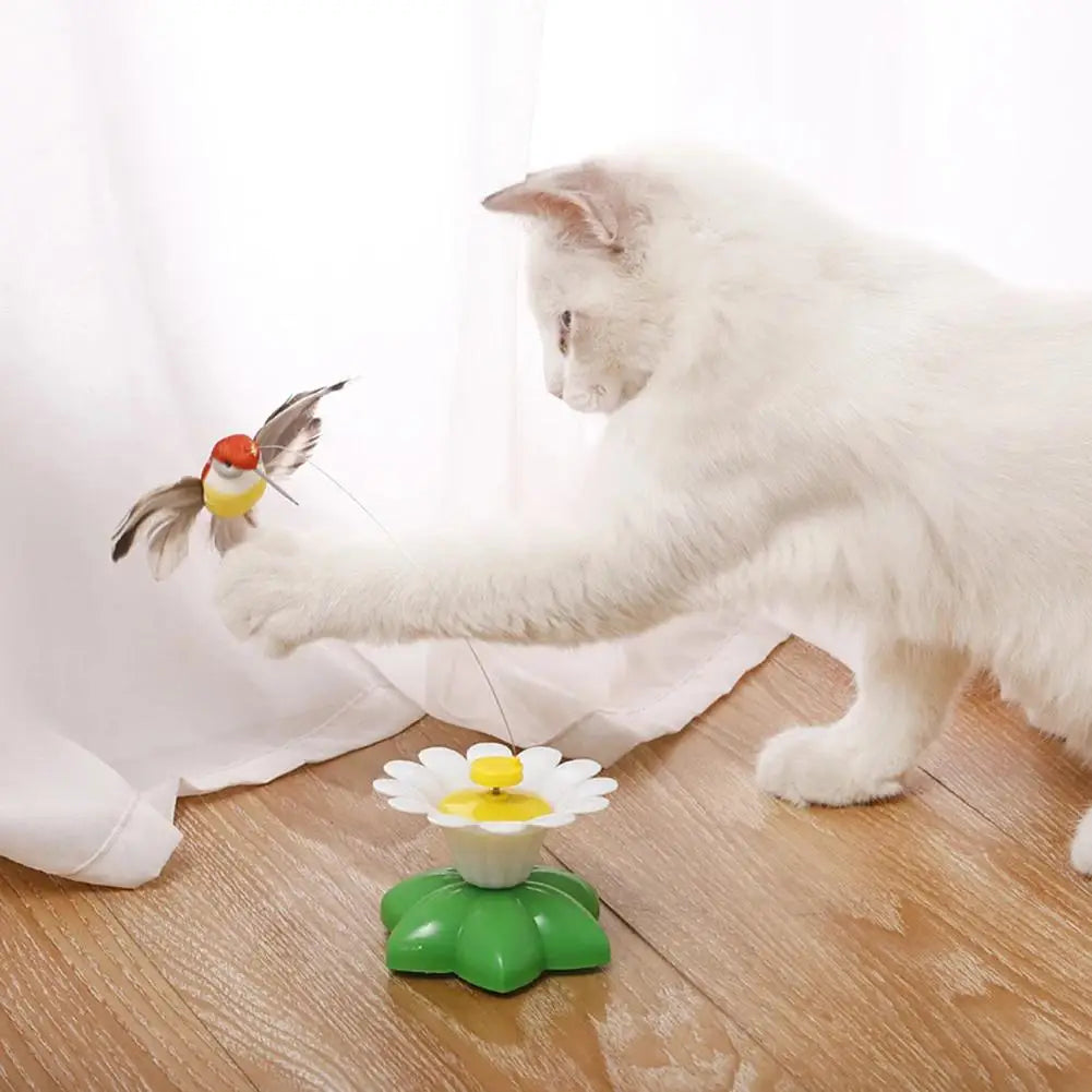 Automatic Rotating Butterfly Cat Toy