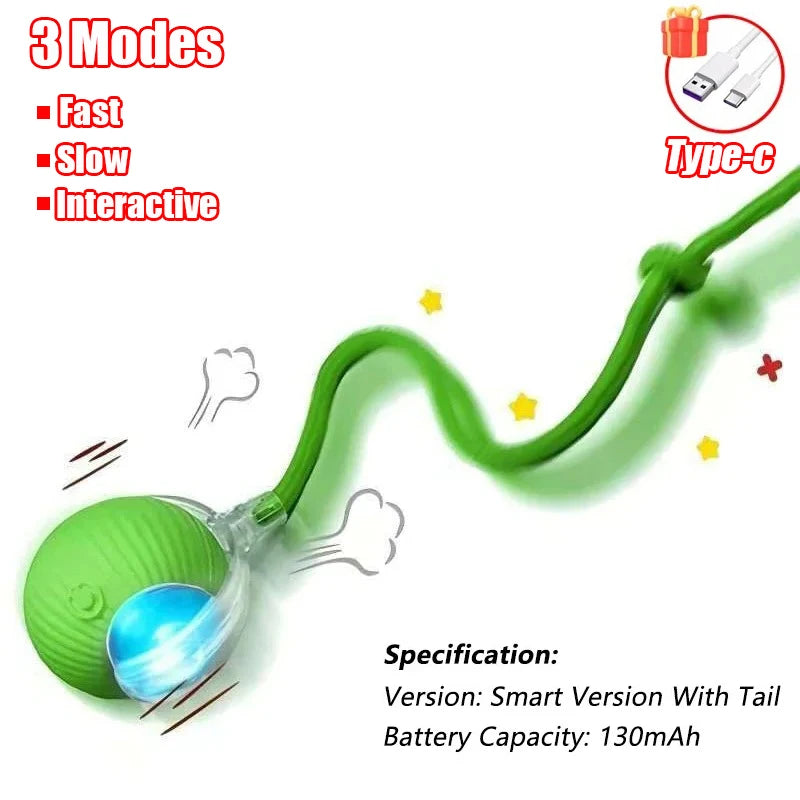 Automatic Interactive Cat Ball Toy | Rechargeable