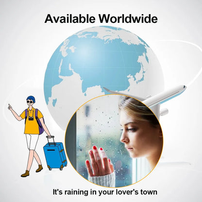 MINI Size Smart WIFI Weather Station Clock for Gaming Desktop Decoration. DIY Cute GIF Animations and Electronic Album function