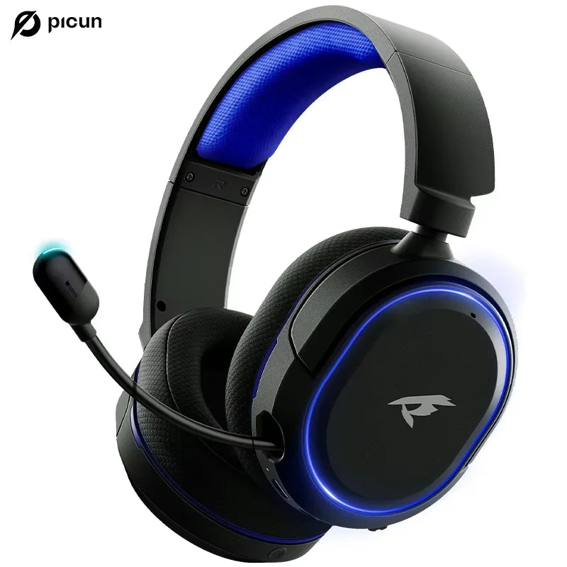 Picun G2 2.4GHz Bluetooth Wireless Gaming Headset For PC PS4 PS5