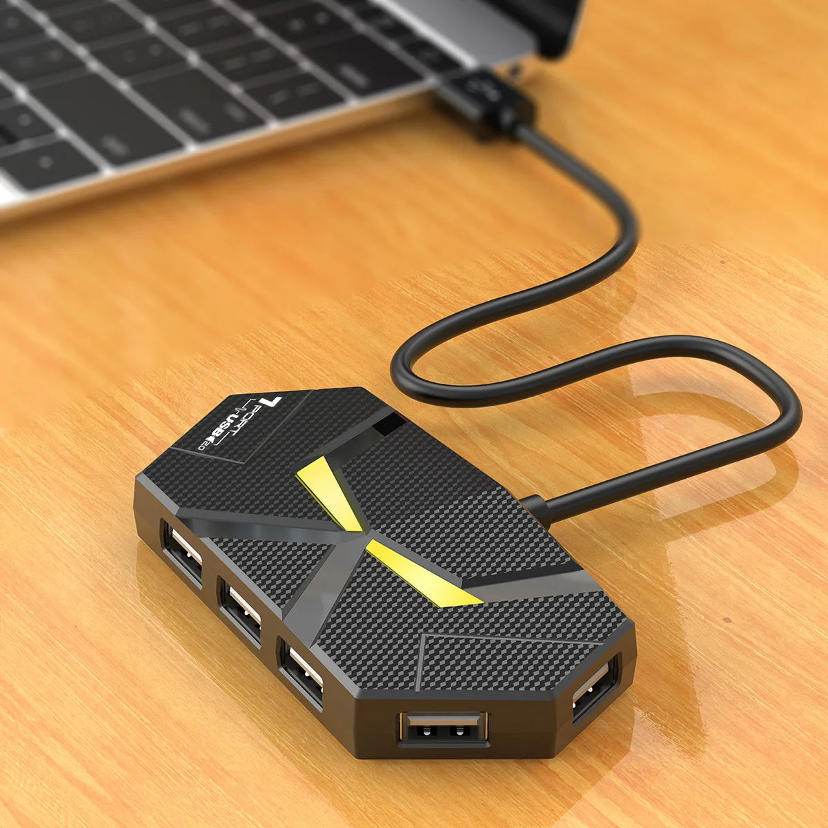 HUB 7-port Compatible USB2.0 Expansion Splitter