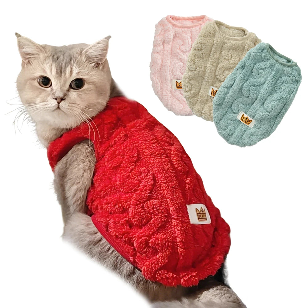 Fleece Pet Sweater Vest