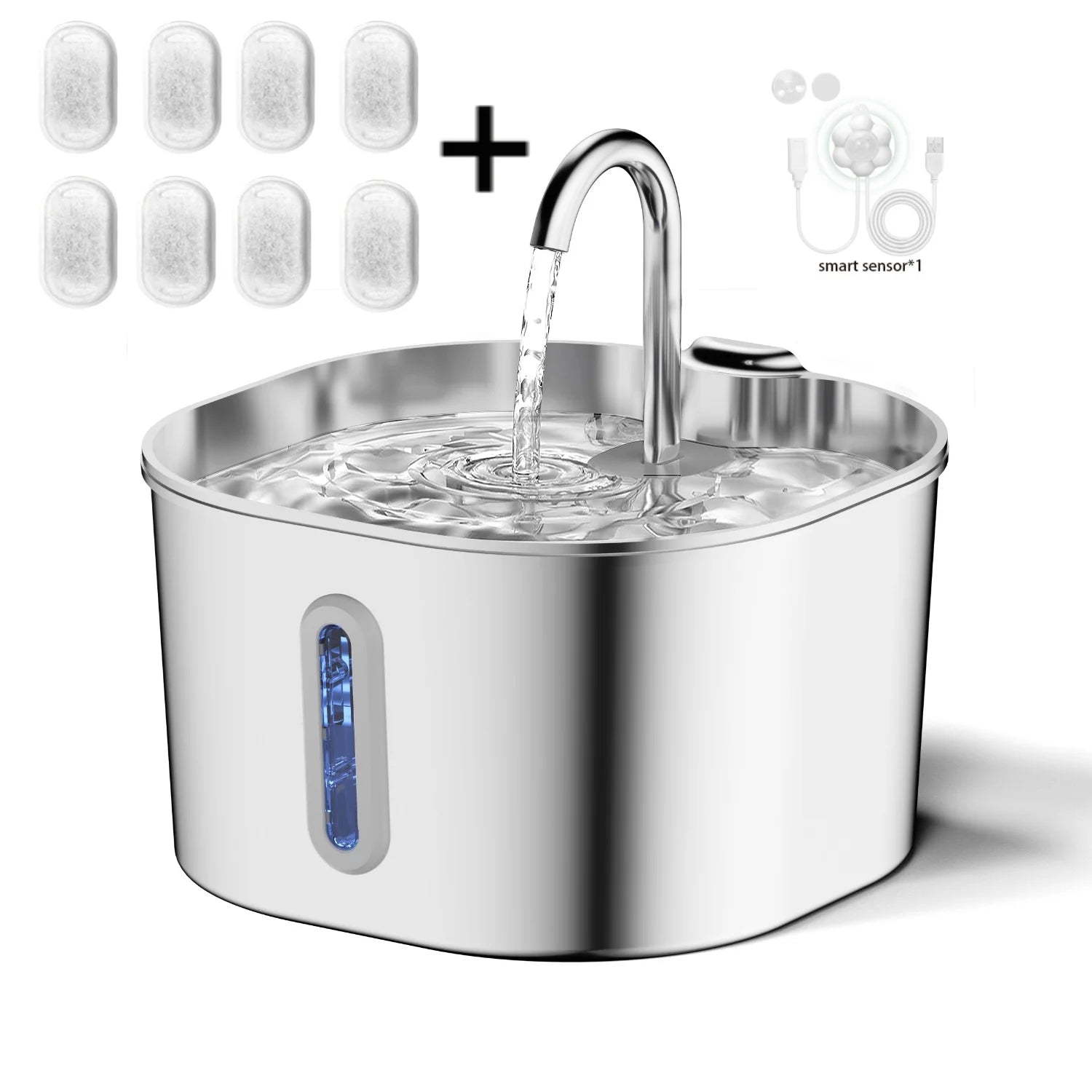 Stainless Steel Pet Water Fountain