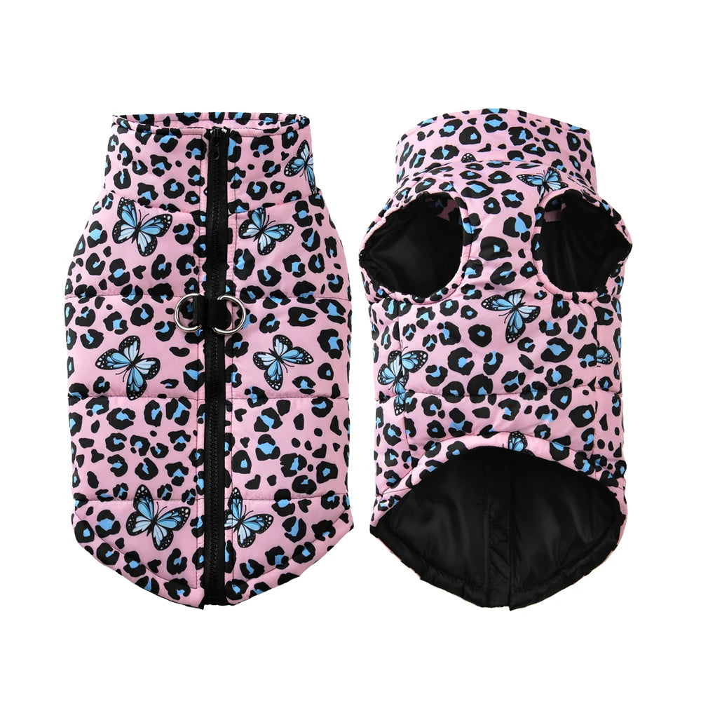 Leopard Print Dog Jacket
