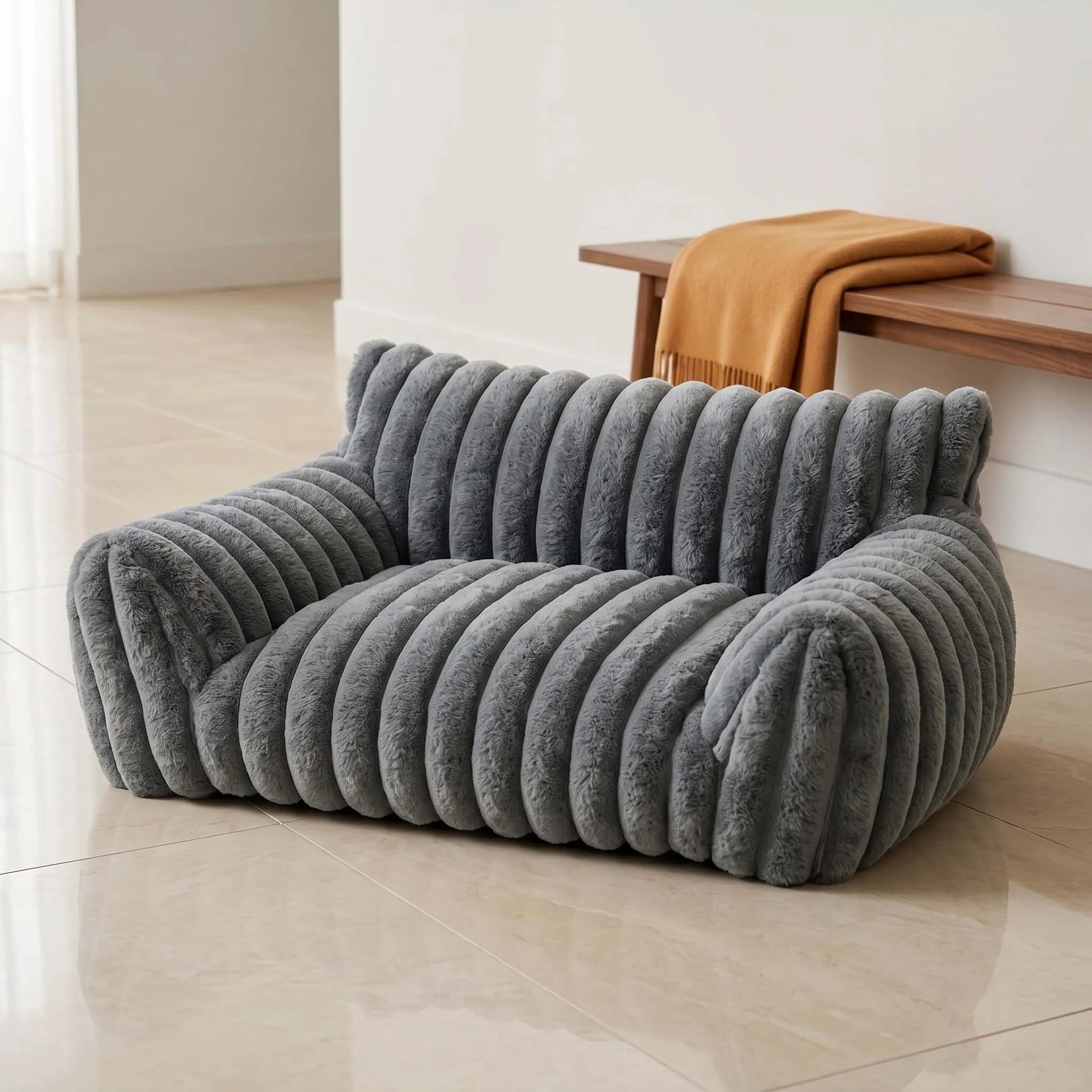 Soft Plush Cat Sofa Bed