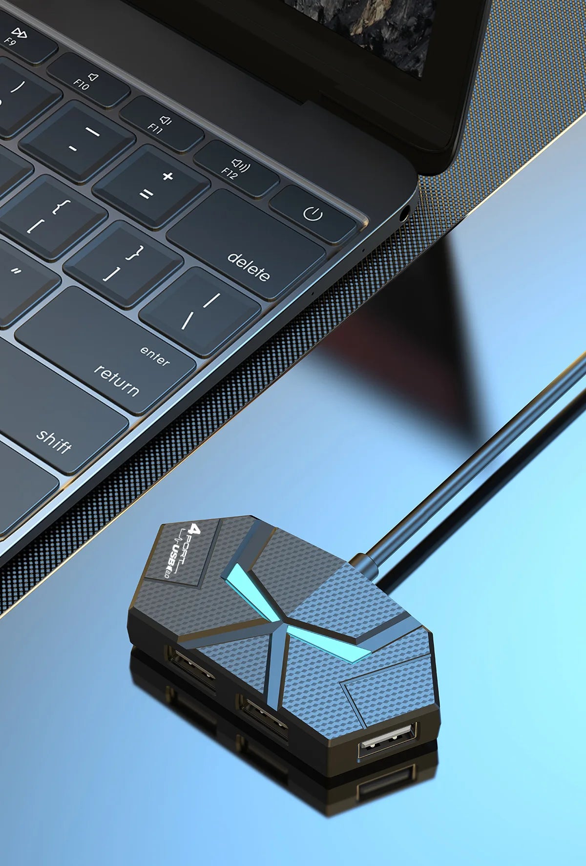 HUB 7-port Compatible USB2.0 Expansion Splitter